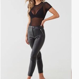 Forever 21 Black V-Neck Bodysuit